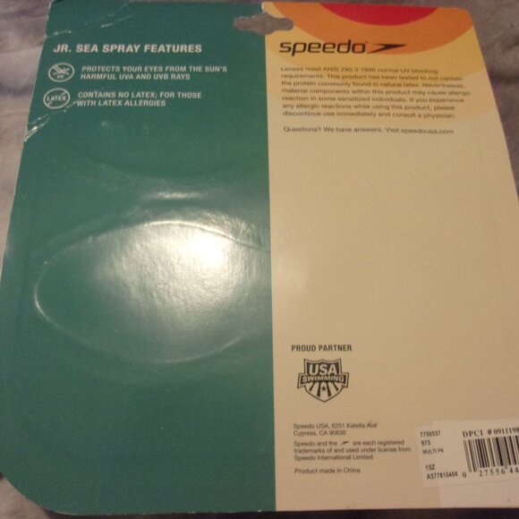 Speedo Jr Sea Spray goggles Recreation ages 6-14 - Picture 2 of 2